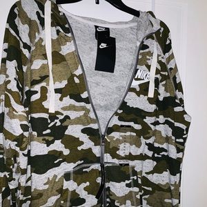 Nike Camouflage Print Hoodie